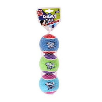  Gigwi Originals Tennis Ball Large Dog Toys  (3pcs with different color in one pack) 