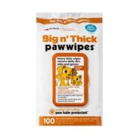 Petkin Big N' Thick Paw Wipes 100c