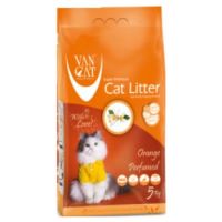 Van Cat White Clumping Bentonite Cat Litter Orange 5Kg
