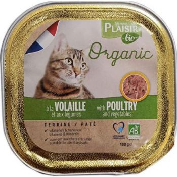  Plaisir Bio Terrine with Poultry and Vegetables 100g 