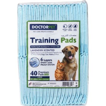  Doctor Pet Lavender Training Pads - 40ct - Large - 60 x 60 cm 