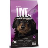 ProBiotic Live Dog Senior & Overweight Mini Breeds Turkey 7.5kg