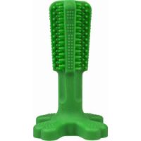 Duvo Dog Toys Chew 'N Play Brush,Green  Medium