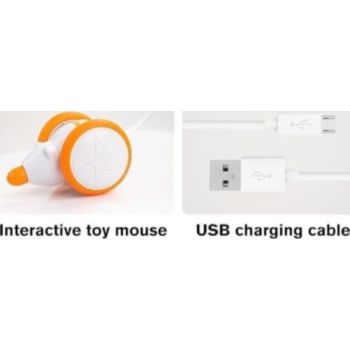  Cozy Paws Interactive Cat Toy with LED Light and USB Rechargeable 