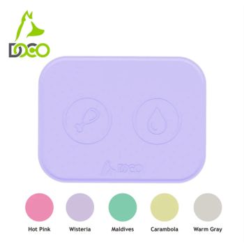  DOCO® Silicone Waterproof Feeding Mats for Dogs and Cats 47 x 36cm(O/S) Wisteria 