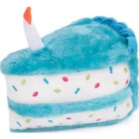 Zippypaws Dog Toys Birthday Cake - Blue