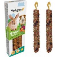 Vadigran TSmall Animals Treats Stixx Veggies 2ct 115g