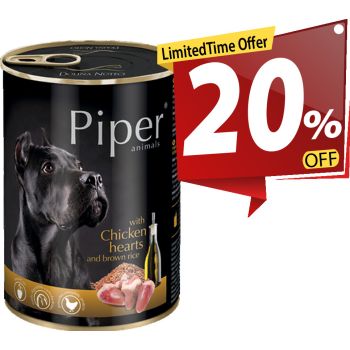  PIPER with Chicken Hearts and Rice 400g 