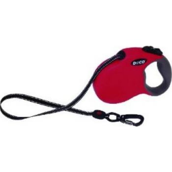  DOCO® ALL DAY ADVENTURE RETRACTABLE LEASH DRL16M(RED)-16ft-(MEDIUM) 