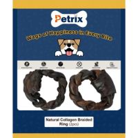 Petrix Natural Collagen Braided Rings - 2 Pcs