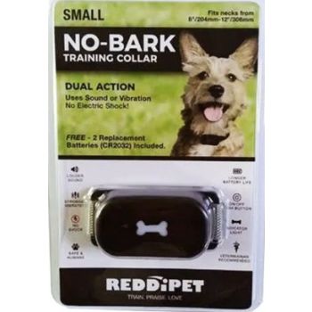  Reddipet No Bark Training Collar for Dogs with CR2032 (Small) 