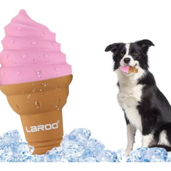  LaRoo Ice Cream Cone Silicone Dog Toys 