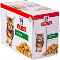 Hill’s Science Plan Tender Chunks In Gravy Kitten Wet Food Chicken Pouches (12x85g)