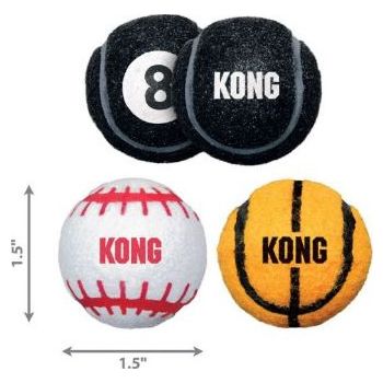  Kong Sport Balls Dog Toys Medium  (3balls) 