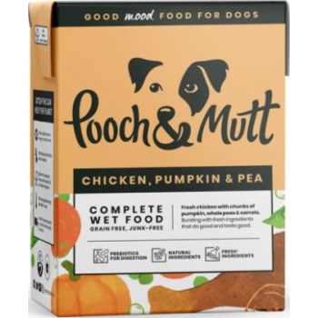  Pooch & Mutt Chicken, Pumpkin & Pea Dog Wet Food 