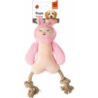 FOFOS Rope Leg Plush Rabbit Dog Toys