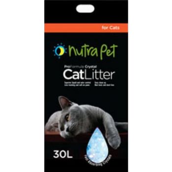  Nutrapet Cat Litter Silica Gel 30L 20KGS- Non Scented 