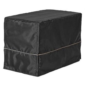  Black Polyester Pet Crate Covers, 22" 