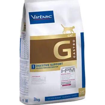  Virbac  VET HPM Cat Gastro Digestive Support Cat 3 kg 