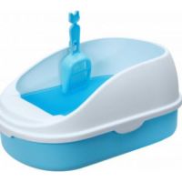 Pawsitiv Cat Litter Tray Emma Classico Bue & White
