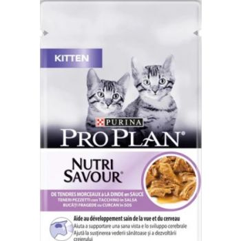  Pro Plan Nutri Savour Junior Cat -Turkey in Gravy (85g) 
