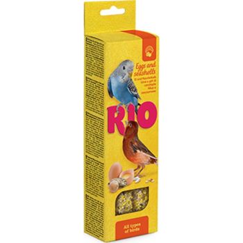  RIO Sticks for all types of birds with eggs and seashells 2x40g 