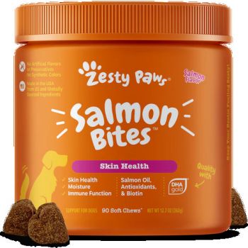  Zesty Paws Salmon Bites 90ct 