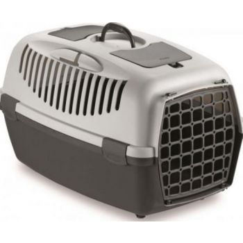  PAWSITIV MARCOPOLO 3 - CARRIER BOX FOR CAT & DOG - GREY (MADE IN ITALY) 