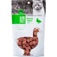 Us Pet Cat Treats Mini Chicken & Duck bites 1*1CM 100gm
