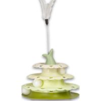 Saas Jumping Whale Cat Toys Green