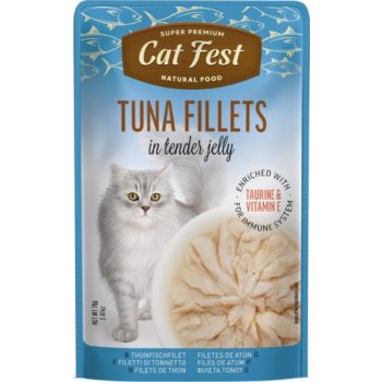  Cat Fest Tuna Fillets In Tender Jelly For Cats 70g 