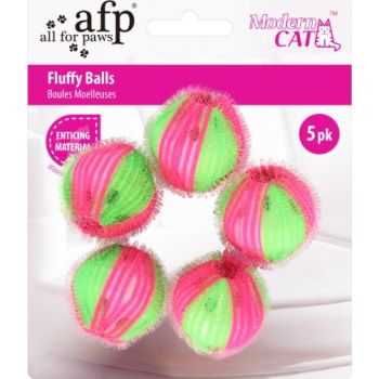  All For Paws Modern Cat-Fluffy Balls 5 pcs 