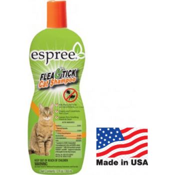  Espree Flea & Tick Shampoo for Cat, 12 oz 