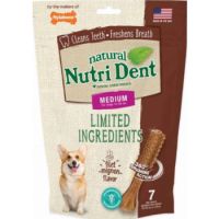 Nylabone Nutri Dent Filet Mignon 7 Count Pouch Medium