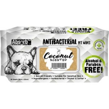 Antibacterial pet hot sale wipes