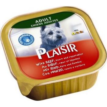  Plaisir Dogs Pate Beef Vegetable 300g 