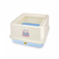 CatIdea Top Entry Cat Litter Box-Sky Blue