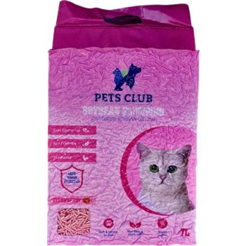  Pets Club Soya Bean Clumping Cat Litter Strawberry 7L   (  2.5KG) 