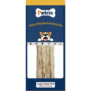  Petrix Large Cheek Roll Peanut - 2 Pcs 