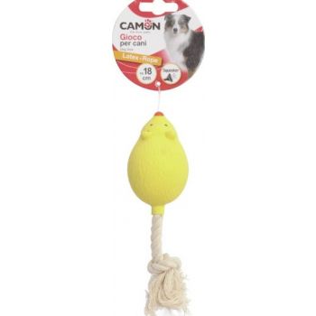  Camon Latex Dog Toy – Mouse And Goose With Squeaker And Rope 1pcs 