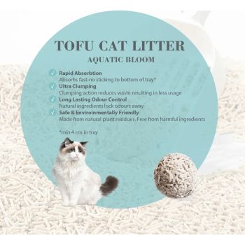  Bioline Tofu Cat Litter 7L - Aquatic Bloom Fragrance 