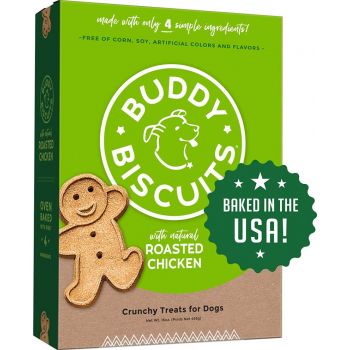  Buddy Biscuits Crunchy Treats With Roasted Chicken - 16 Oz 