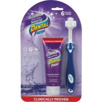 Synergy Labs Dental Fresh Enzymatic Plaque & Tartar Dental Gel with Triflex Brush 2.5 oz - 70.87 g