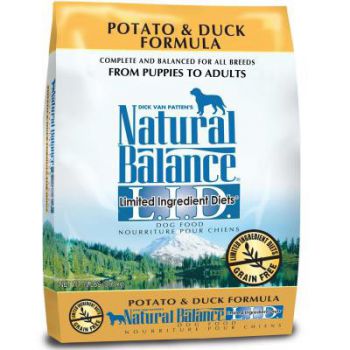 Natural Balance Limited Ingredient Diets Potato & Duck Dry Dog Formula - 26 lb 