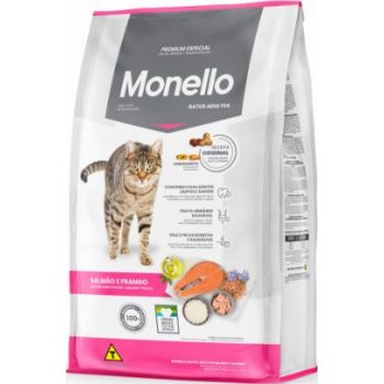  Monello Adult Cat Dry Food Mix Salmon and Chicken Flavor 