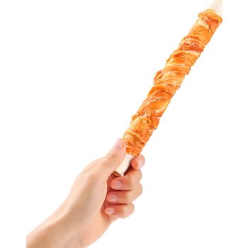  Wanpy Chewy 10″ Chicken Jerky & Rawhide Twists 70g 