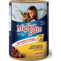 Miglior Gatoo Chunks with Rabbit Cat Wet Food, 405g