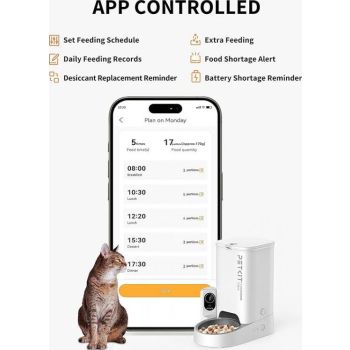 PETKIT 'YumShare Solo Camera' Automatic Feeder - 3L 