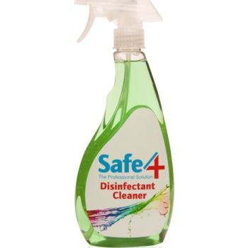  Safe4 Disinfectant Pre-diluted spray 1:10 dilution, Apple Scent, 500 ml 