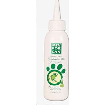  MEN FOR SAN EXTERIOR EAR CLEANSER FOR CATS & DOGS- 125ML 